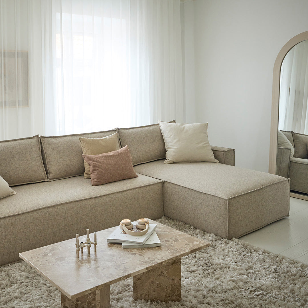 Play Storage Sofa Bed with Chaise - Standard Arms (Queen)