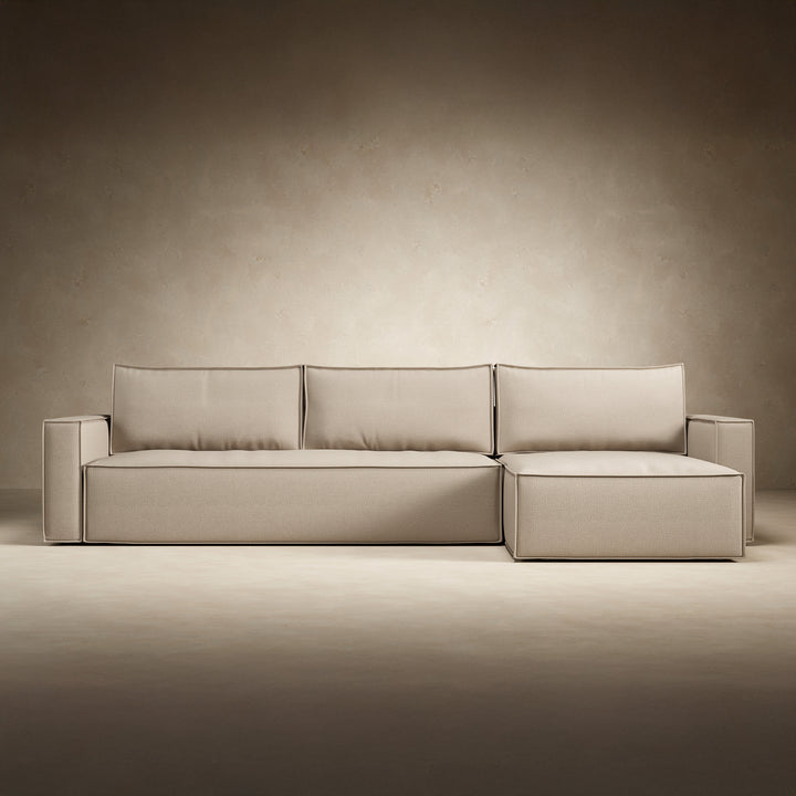 Play Storage Sofa Bed with Chaise - Standard Arms (Queen)