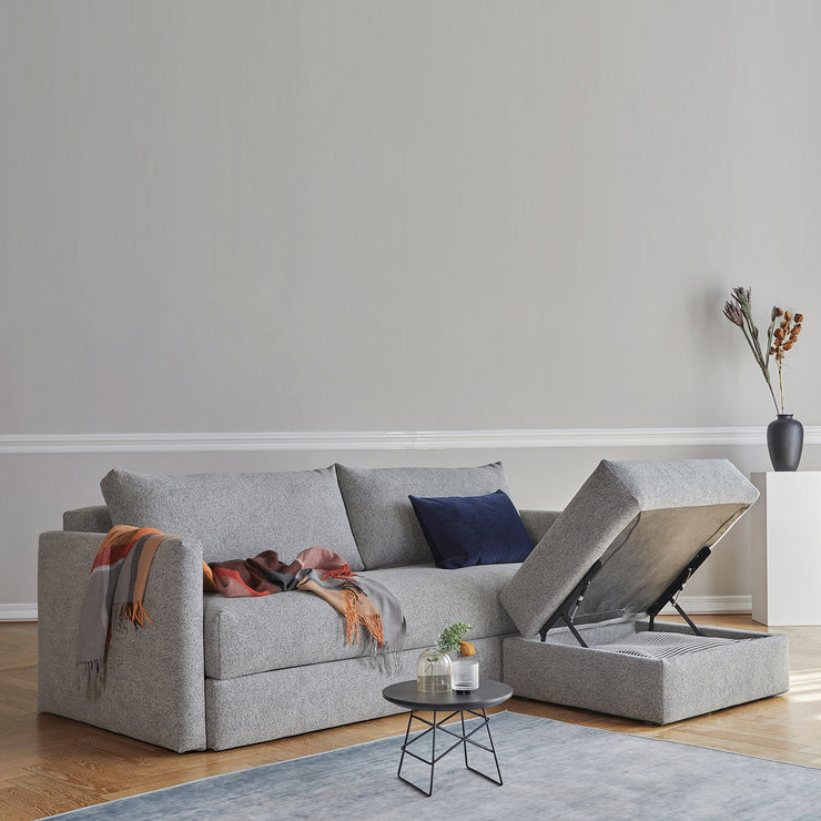 Nest with Arms Storage Sofa Bed (Queen)